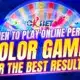 when to play online perya color game for the best results